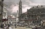 Disegno di Samuel Prout, incisione di T. Jeavons. 1829.Piazza dei Frutti (Oscar Mario Zatta)